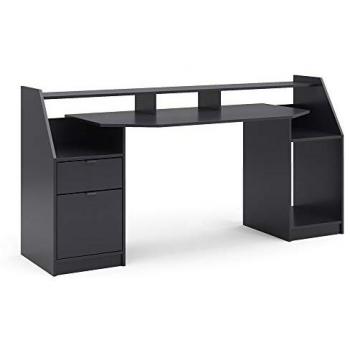 Joel Scrivania Computer Vicco Nero 179,8 × 65,5 cm