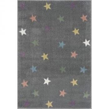 LIVONE Kinderteppich Fantasiewelt silbergrau/multi