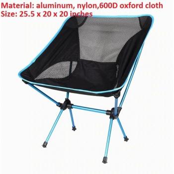 Chaise pliante légère pour pique-nique et barbecue en plein air