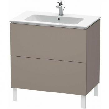 L-Cube Waschtisch-Unterschrank, 82 cm, basalt matt, Duravit