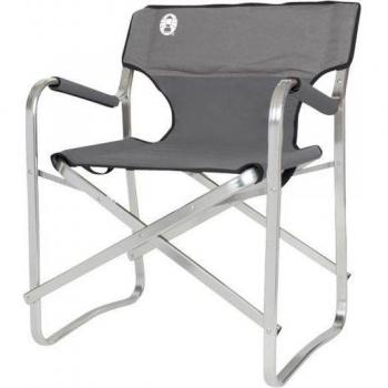 Coleman Furniture Aluminium Deck Chair Silver