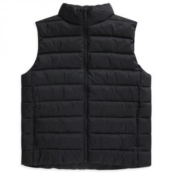Schwarzes leichtes Gilet für Frauen – wasserabweisend
