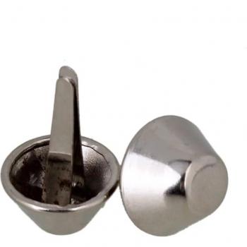 Tachuelas de cabeza cónica 10mm plateadas