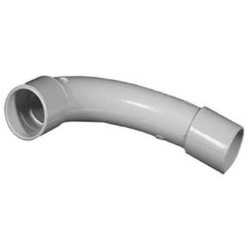 Piattaforma di gomiti a 90° IRL grigio, curvatura ampia, Ø16mm – Confezione 10 pezzi