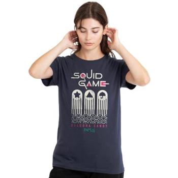 Women’s Squid Game Dalgona Treats T‑Shirt, Deep Navy, Size S