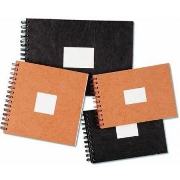 Lot de 2 Carnets de voyage Clairefontaine 20x20 300g 25f noir