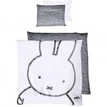 Roba Miffy® Wiegenbettwäsche mit Kissenbezug 40x35 cm