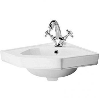 Richmond Lavabo Angolare Bianco 185x450 – Hudson Reed