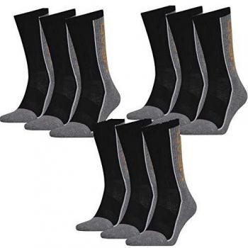 Head Calcetines Performance 9 Piezas Gris y Negro 39-42