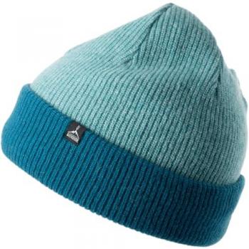 Herbstrich‑Merino Beanie (Petrol/Ice Blue) – ALTIDUDE Wintermütze