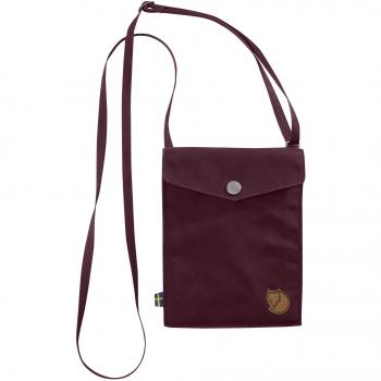 Pocket Shoulder Bag by Fjällräven in Dark Garnet – 3x18x14 cm