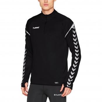 Hummel Herren AUTH. Charge Sport-Sweatjacke – Schwarz – 2XL
