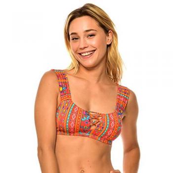 Bikini-Top „Elio Banana Orange“ – Mädchen‑Style