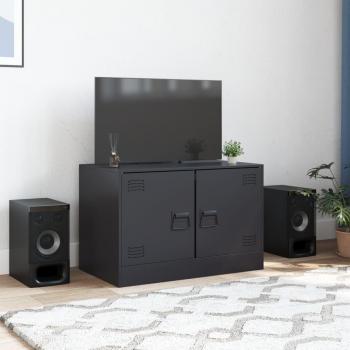 Mobile TV in Acciaio Nero 67x39x44 cm