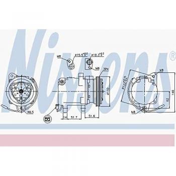 9163 NISSENS Climatisation compresseur