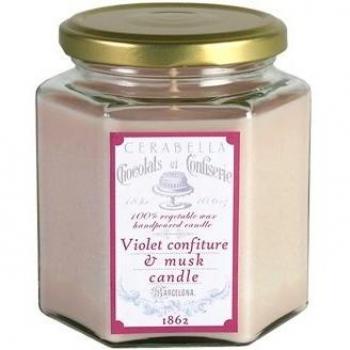 Cerabella Vela de Aromas Violeta e Musk 300g