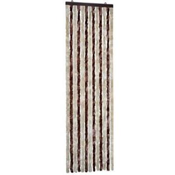 Insect Curtain Beige and Light Brown 56x185 cm Chenille