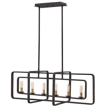60W E14 Hanging Pendant with Loops, Bronze