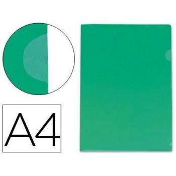 Dossier Din A4 con Uñero en Color Verde Translúcido