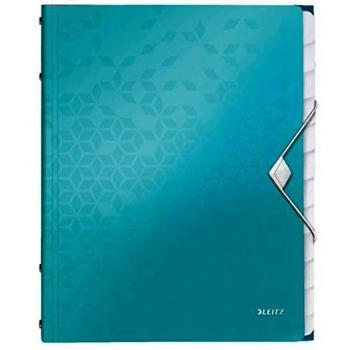 Leitz A4 Divider Book with 12 Tabs Ice Blue