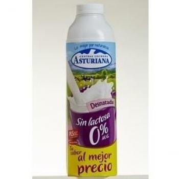 ASTURIANA leche desnatada sin lactosa 0% M.G. 1 L