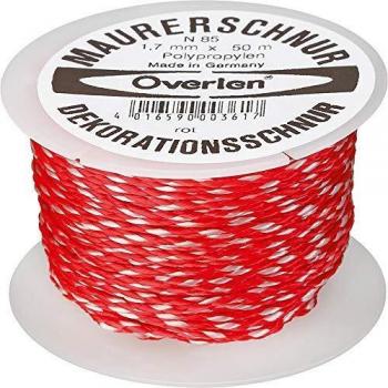 Overmann Maurerschnur Polypropylen rot/weiß