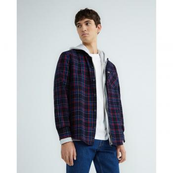 Camisa de cuadros para hombre Tommy Jeans con bolsillo