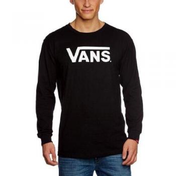 Vans Classic LS T-Shirt à Manches Longues Homme (Gris / Noir), L
