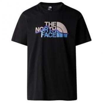 The North Face Mountain Line TNF Black T-Shirt – L, Cotton