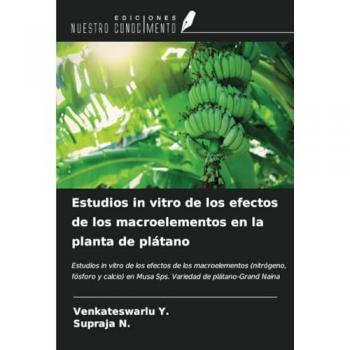 Y., Venkateswarlu: Estudios in vitro de los efectos de los macroelementos en la planta de plátano