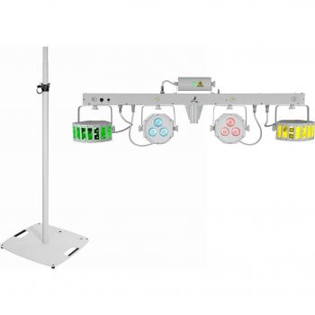 Eurolite LED KLS Laser Bar FX-Lichtset und BPS-3 Hochständer, weiß