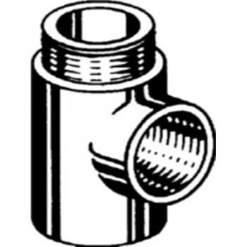 Raccord-T Schell 1/2 en chrome