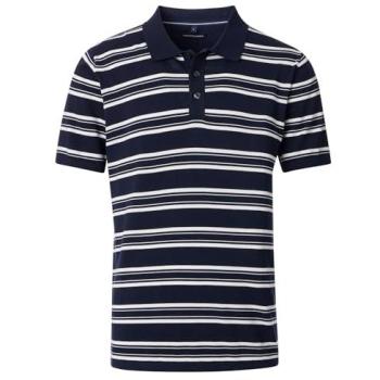CASAMODA Polo Shirt für Herren – Blau (Dunkel), XL, Baumwolle