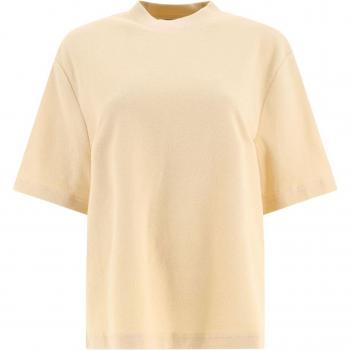 Burberry Cotton Towelling T-Shirt | Women's | Beige | Size M