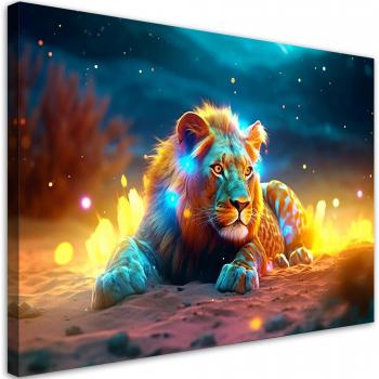 Urban Glow Lion Wall Decor