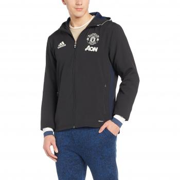 Adidas MUFC PRE JKT Sportshirt Herren – Manchester United (Schwarz/Blau/Weiß), L
