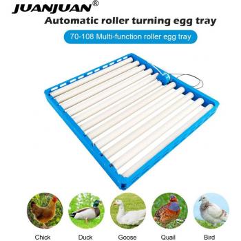 Egg Incubator Accessory, 360° Turner for 70-108 Eggs
