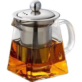 Théière en verre pour thé en feuilles