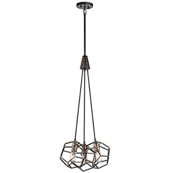 Steel Loop Trifecta Pendant – 100W LED E27