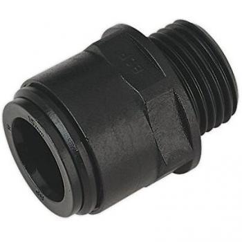 Sealey CAS15SA | Straight Adaptor 15mm 1/2BSP Pack of 2