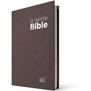 Bible Segond NEG, compacte : couverture rigide imprimée brune