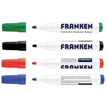 Franken, Marker, Marker U-Act!Line antibakterieller Schaft (Sortiert, 3 mm, 4 x)