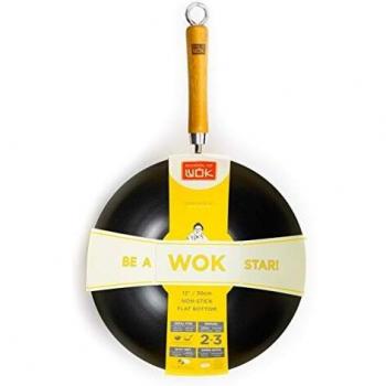 School Of Wok Wok Star 12 / 30cm Non-Stick Carbon Steel Wok