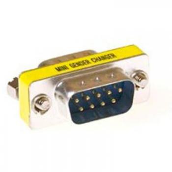 Conector D-Sub 9 pines macho a macho