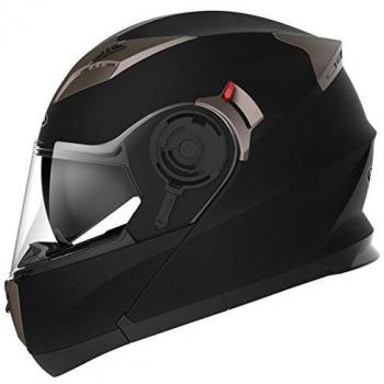 YEMA Casco Integrale Doppia Visiera Parasole