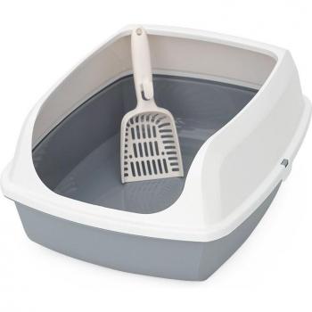 Semi-enclosed Cat Litter Box