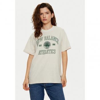 New Balance Oversized Damen T-Shirt in Braun