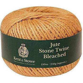 Kent & Stowe Jute Garden Twine Bleached Stone 150m