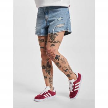 Levi's 80s Mom Short – Destroyed‑Look Kurzhose Baumwoll‑Denim Blau