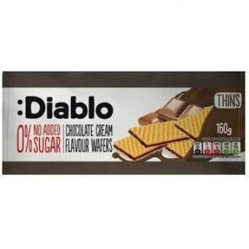 Diablo Low-Carb Chocolate Cream Wafer – 150g